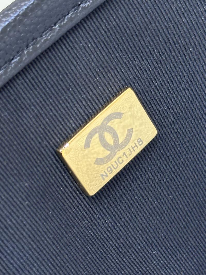 Chanel Grained Calfskin Backpack Black AS5715