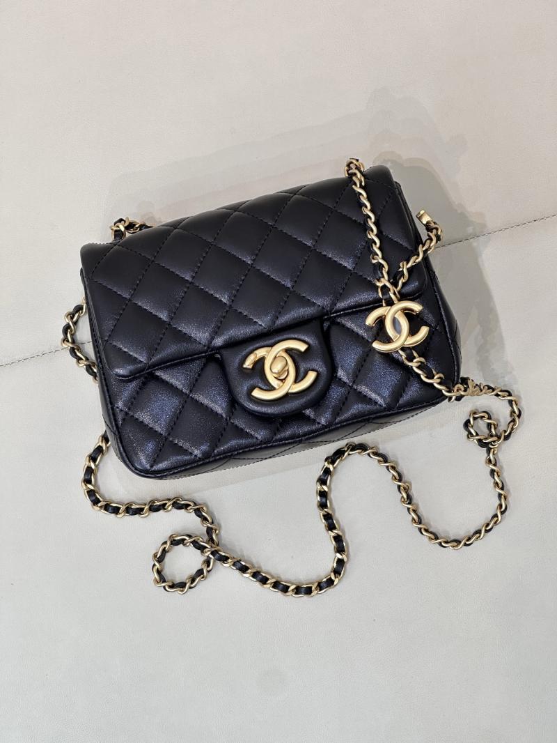 Chanel Mini Flap Bag Black AS5758