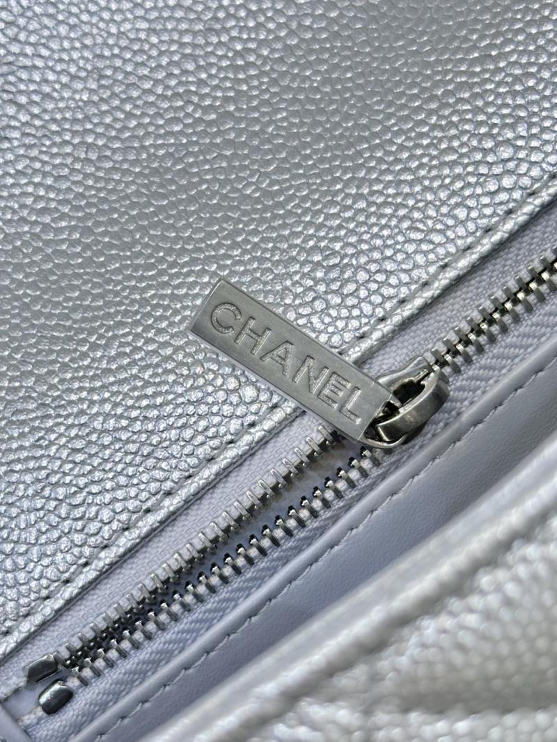 Chanel Mini Flap Bag Silver AS5758