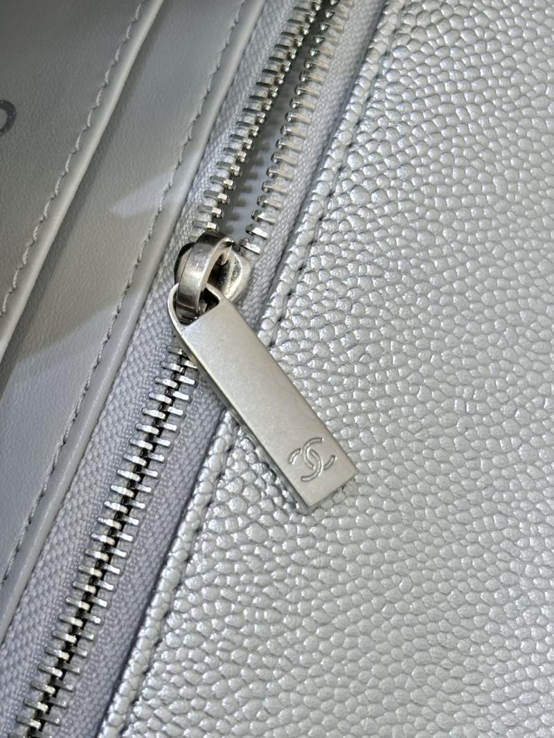 Chanel Mini Flap Bag Silver AS5758