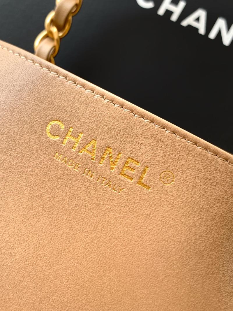 Chanel Mini Suede Shoulder Bag Camel AS81703