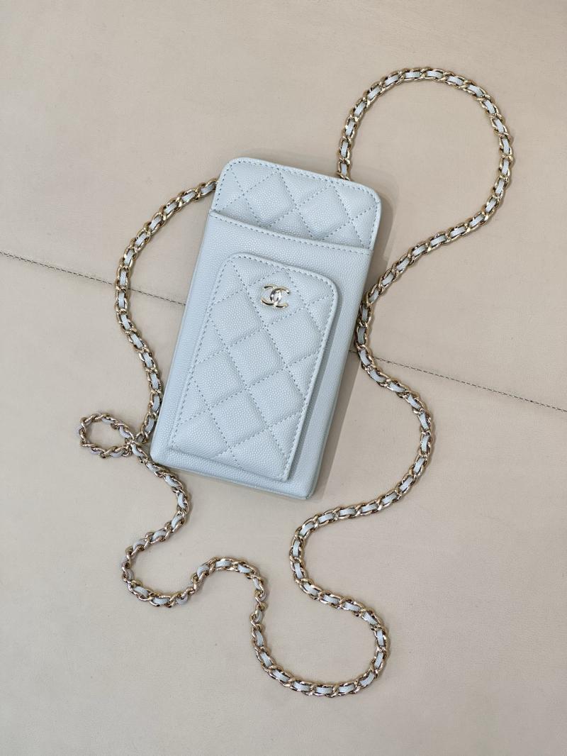 Chanel Phone Bag Blue AP0990
