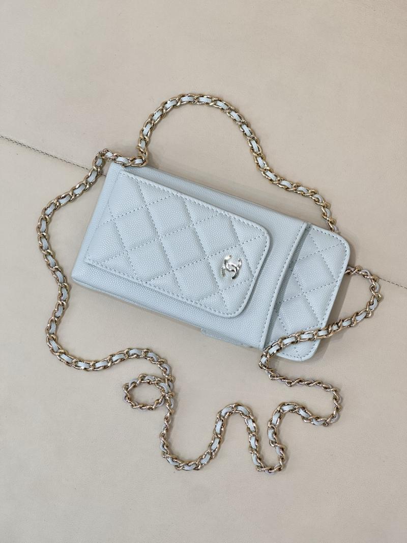 Chanel Phone Bag Blue AP0990