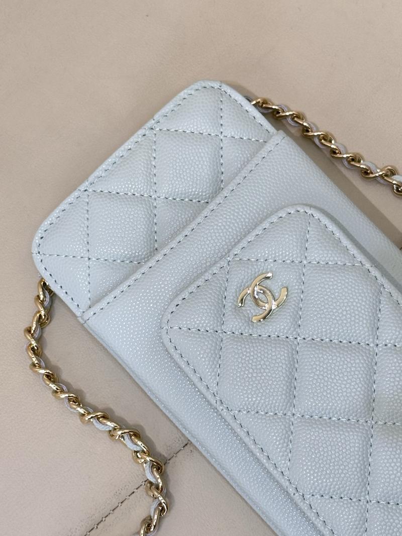 Chanel Phone Bag Blue AP0990