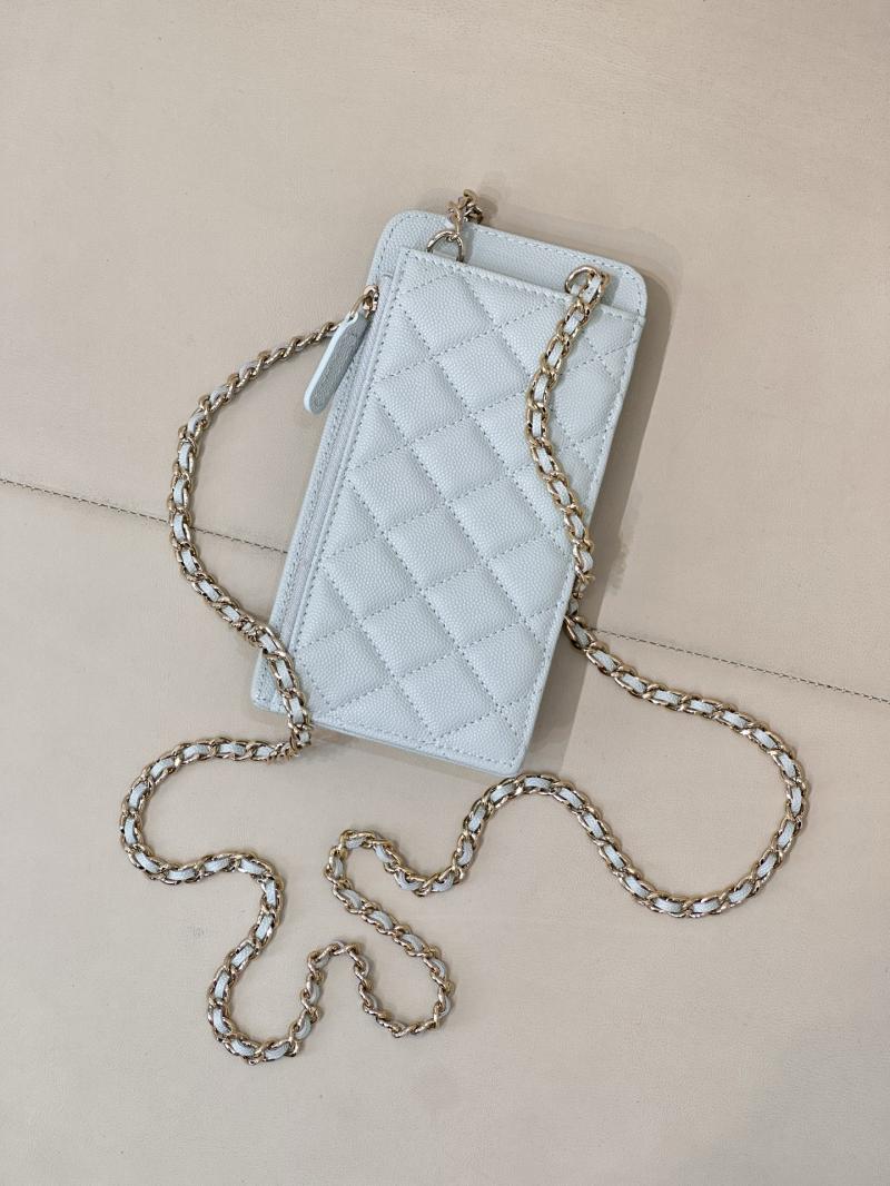 Chanel Phone Bag Blue AP0990