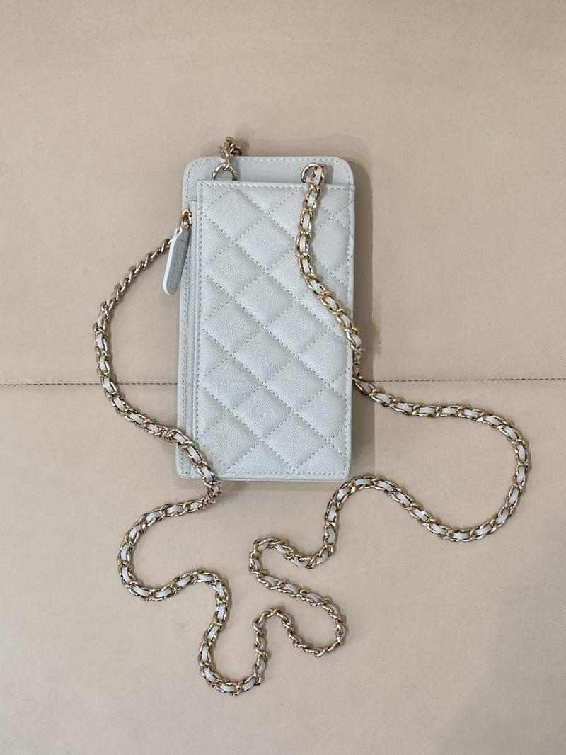Chanel Phone Bag Blue AP0990