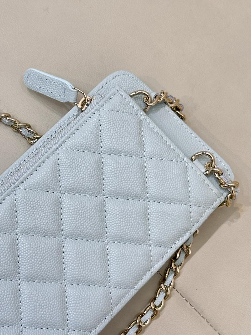 Chanel Phone Bag Blue AP0990