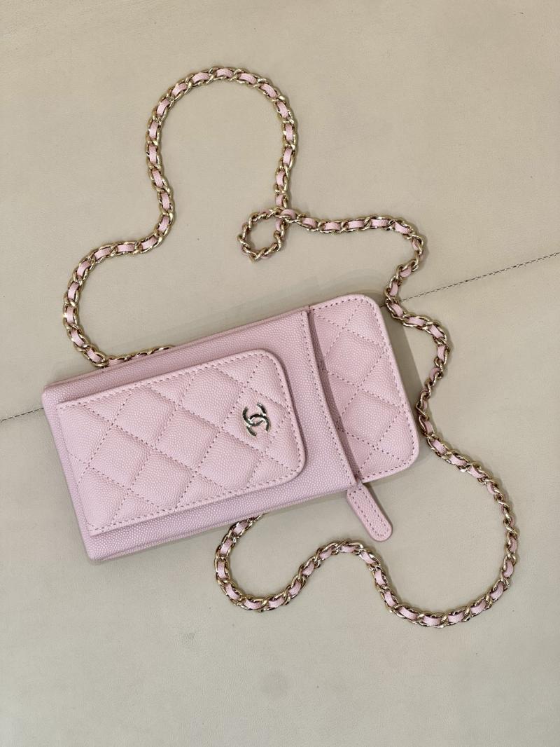 Chanel Phone Bag Pink AP0990