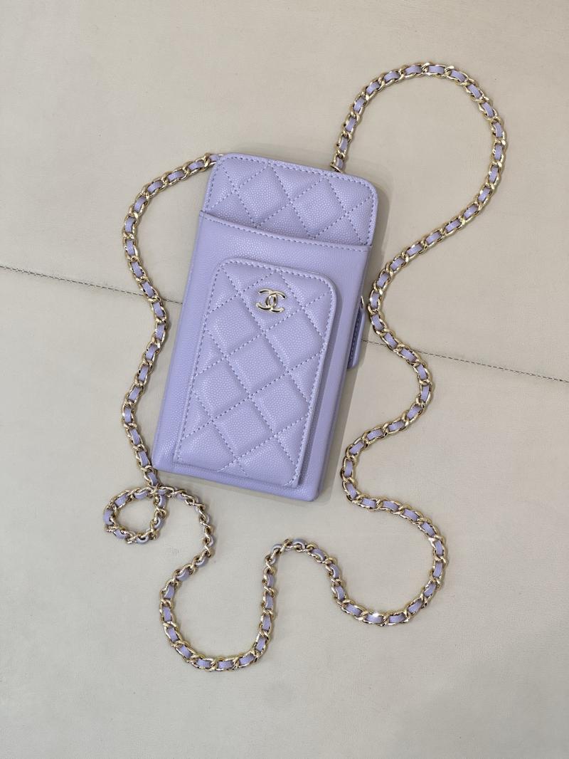 Chanel Phone Bag Purple AP0990