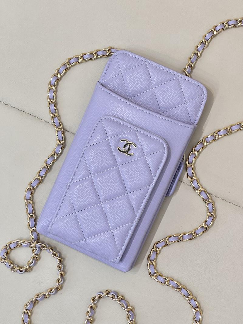 Chanel Phone Bag Purple AP0990
