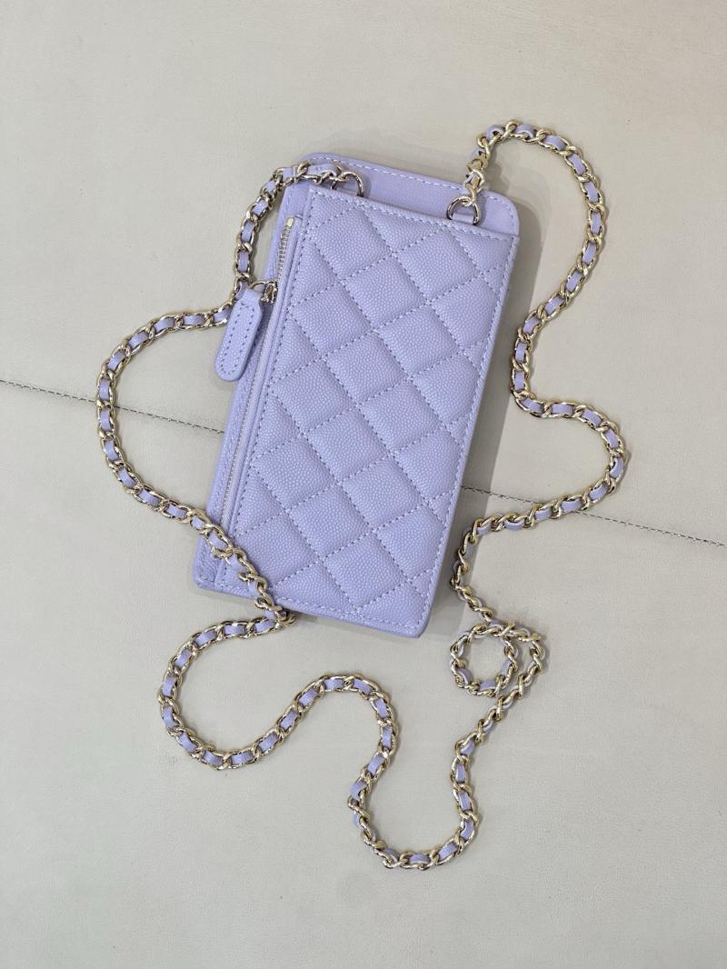 Chanel Phone Bag Purple AP0990