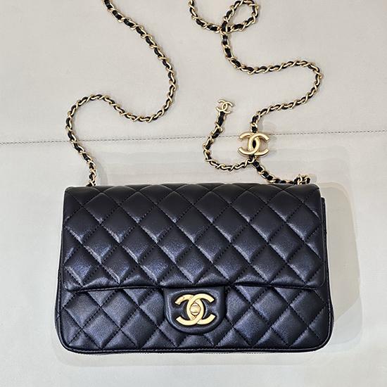 Chanel Small Flap Bag Black AS5756