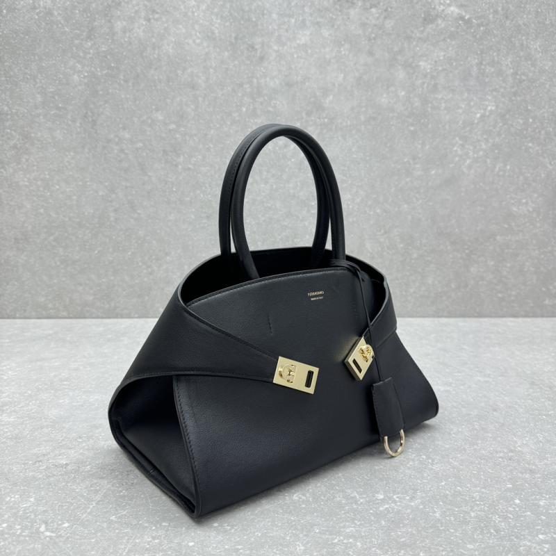 Ferragamo Hug Medium handbag Black 215608