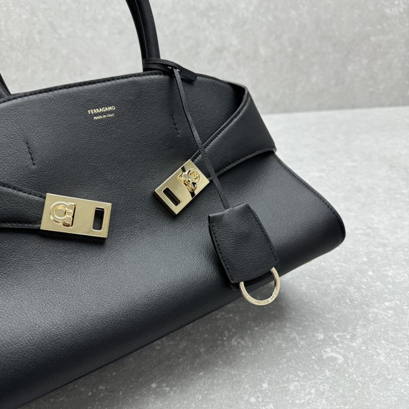 Ferragamo Hug Medium handbag Black 215608
