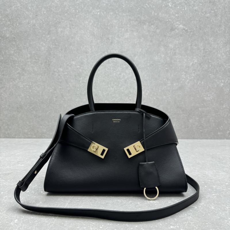 Ferragamo Hug Medium handbag Black 215608