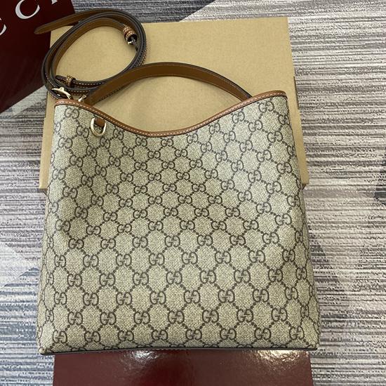 Gucci GG Emblem medium bucket bag Brown 815103