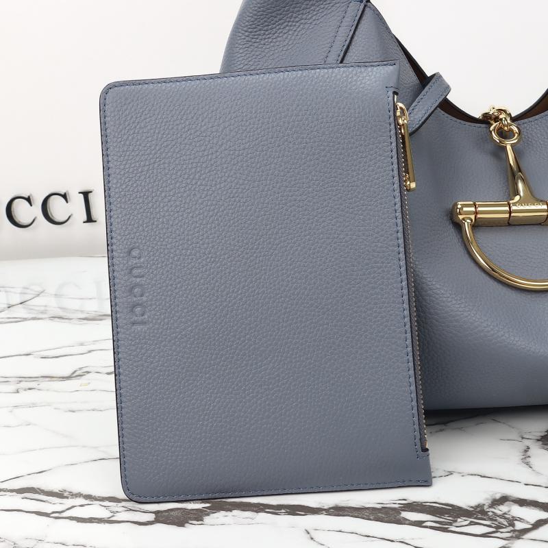 Gucci Softbit maxi shoulder bag Dusty Blue ‎837466