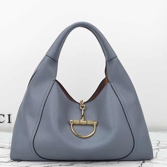 Gucci Softbit maxi shoulder bag Dusty Blue ‎837466