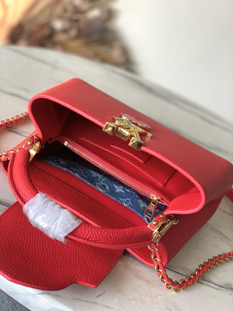 LV x TM Capucines BB M13250 Red