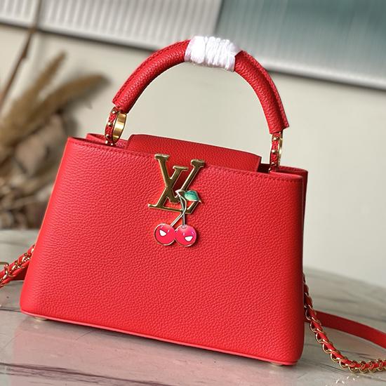 LV x TM Capucines BB M13250 Red