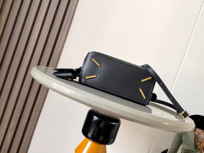 Loewe Lambskin Mini Featherlight Puzzle bag Black L9098