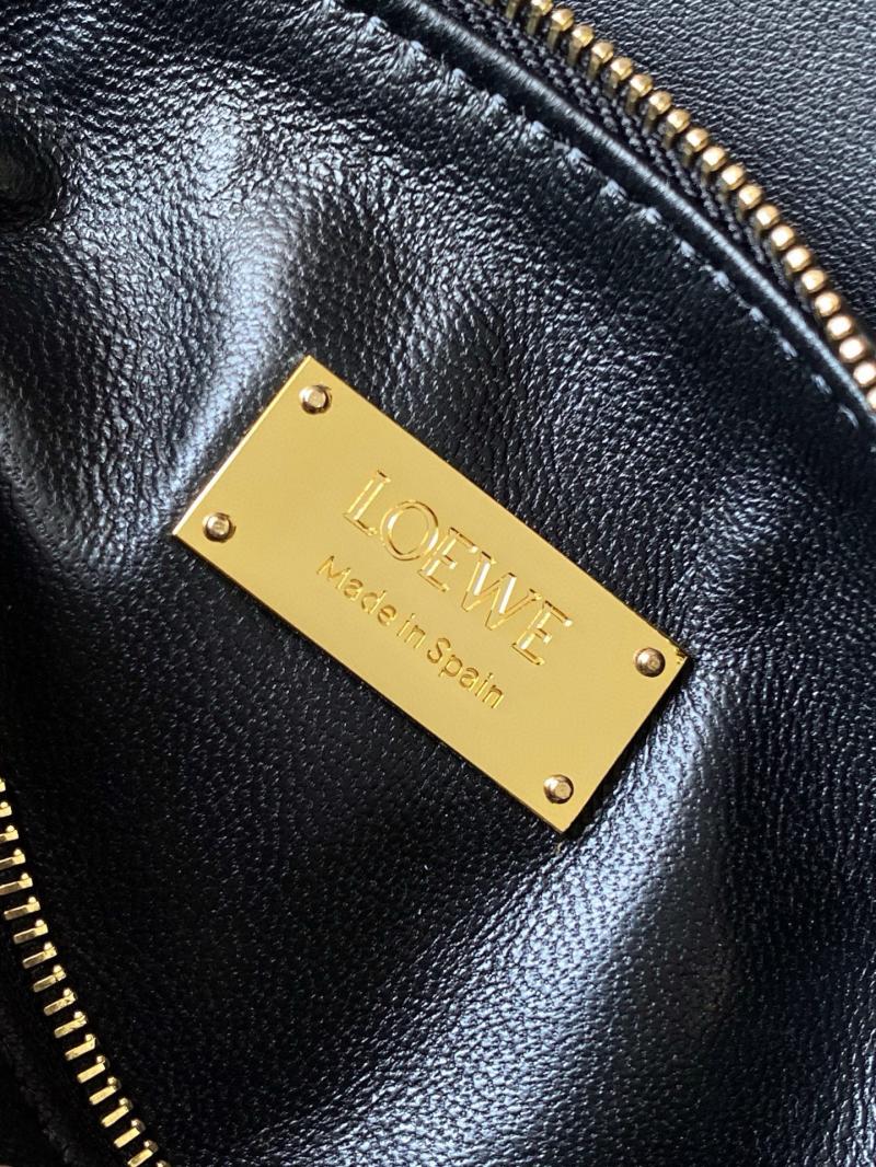 Loewe Lambskin Mini Featherlight Puzzle bag Black L9098