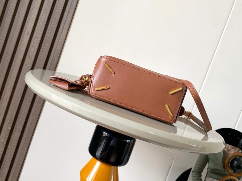 Loewe Lambskin Mini Featherlight Puzzle bag Brown L9098