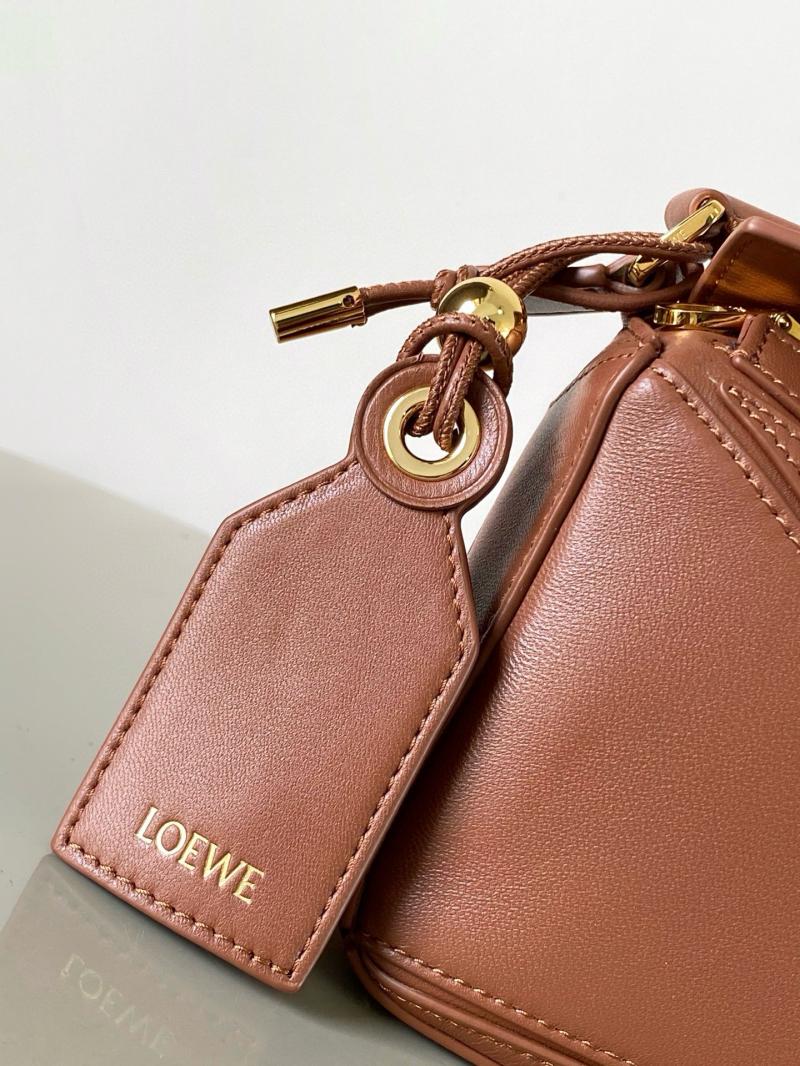 Loewe Lambskin Mini Featherlight Puzzle bag Brown L9098