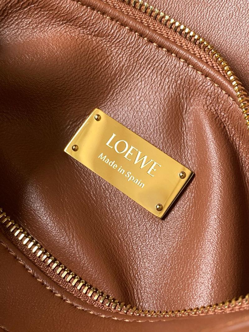 Loewe Lambskin Mini Featherlight Puzzle bag Brown L9098