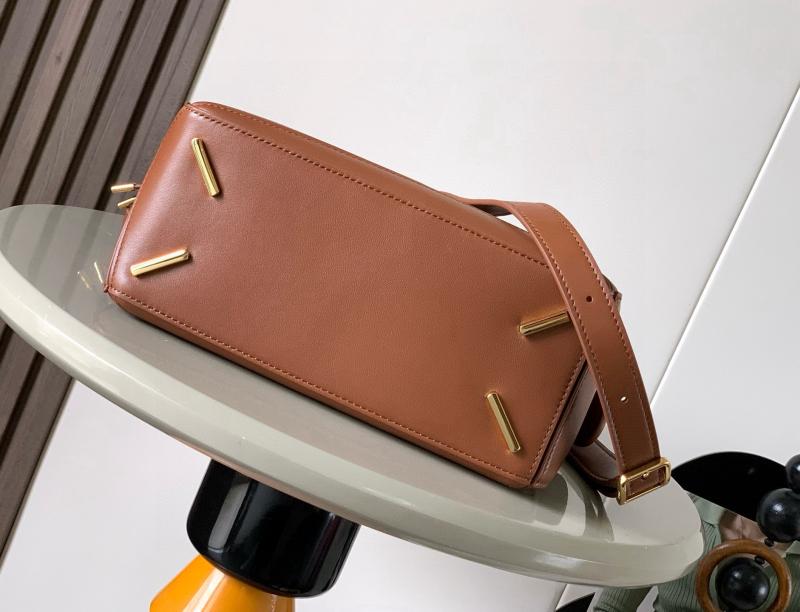 Loewe Lambskin Small Featherlight Puzzle bag Brown L9096