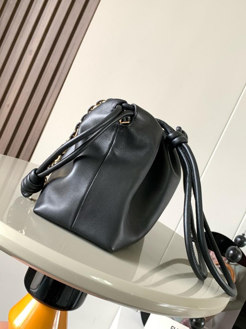 Loewe Medium Flamenco Purse Black L9057