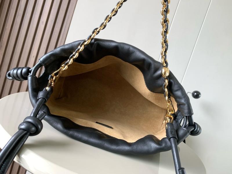 Loewe Medium Flamenco Purse Black L9057