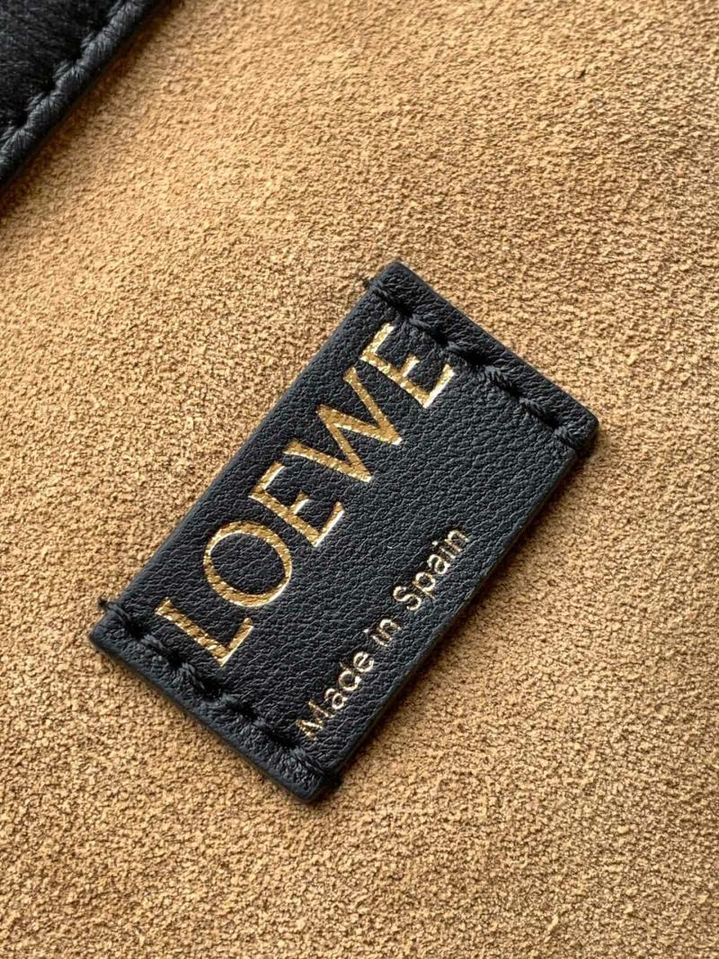 Loewe Medium Flamenco Purse Black L9057