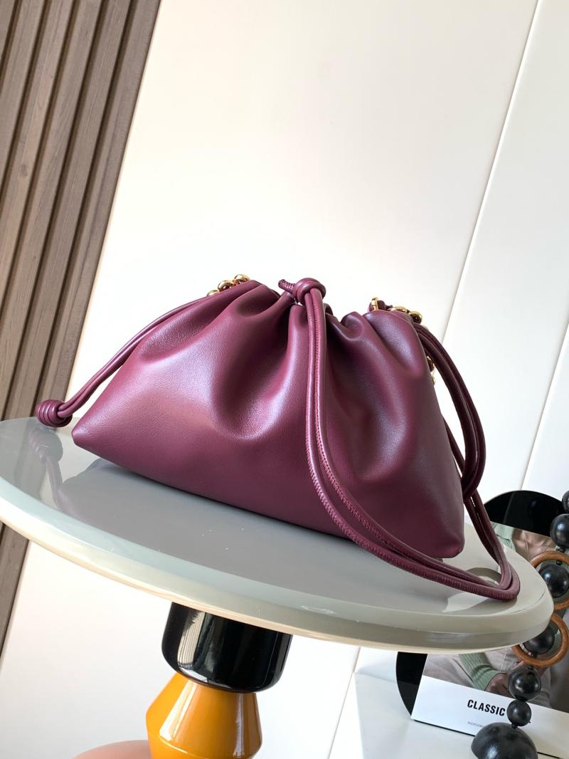 Loewe Medium Flamenco Purse Burgundy L9057