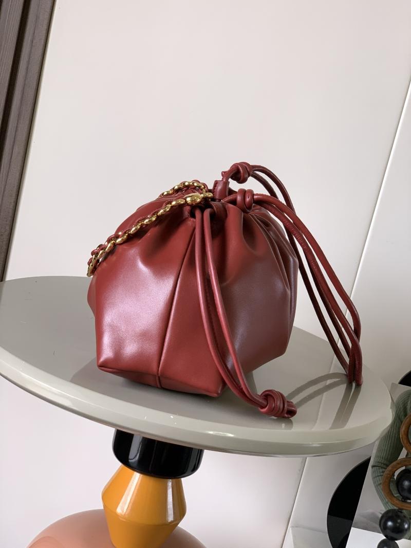 Loewe Medium Flamenco Purse Red L9057