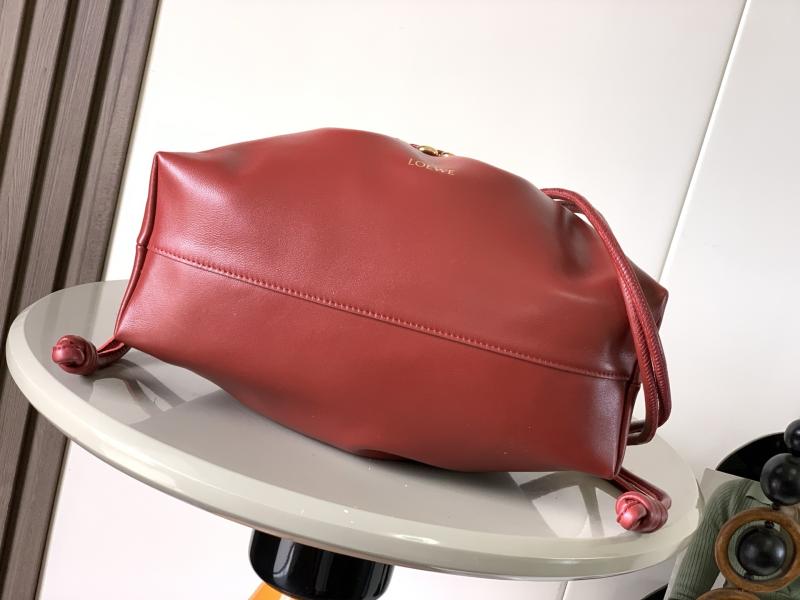 Loewe Medium Flamenco Purse Red L9057