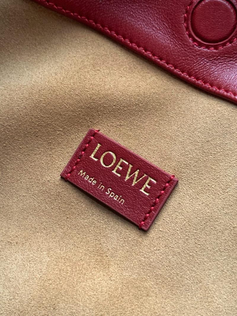 Loewe Medium Flamenco Purse Red L9057