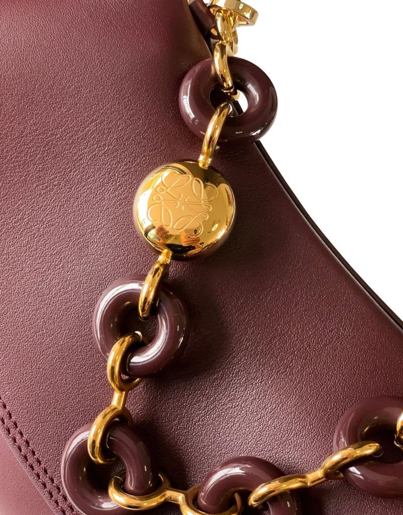 Loewe Medium Ola Bag Burgundy L9150