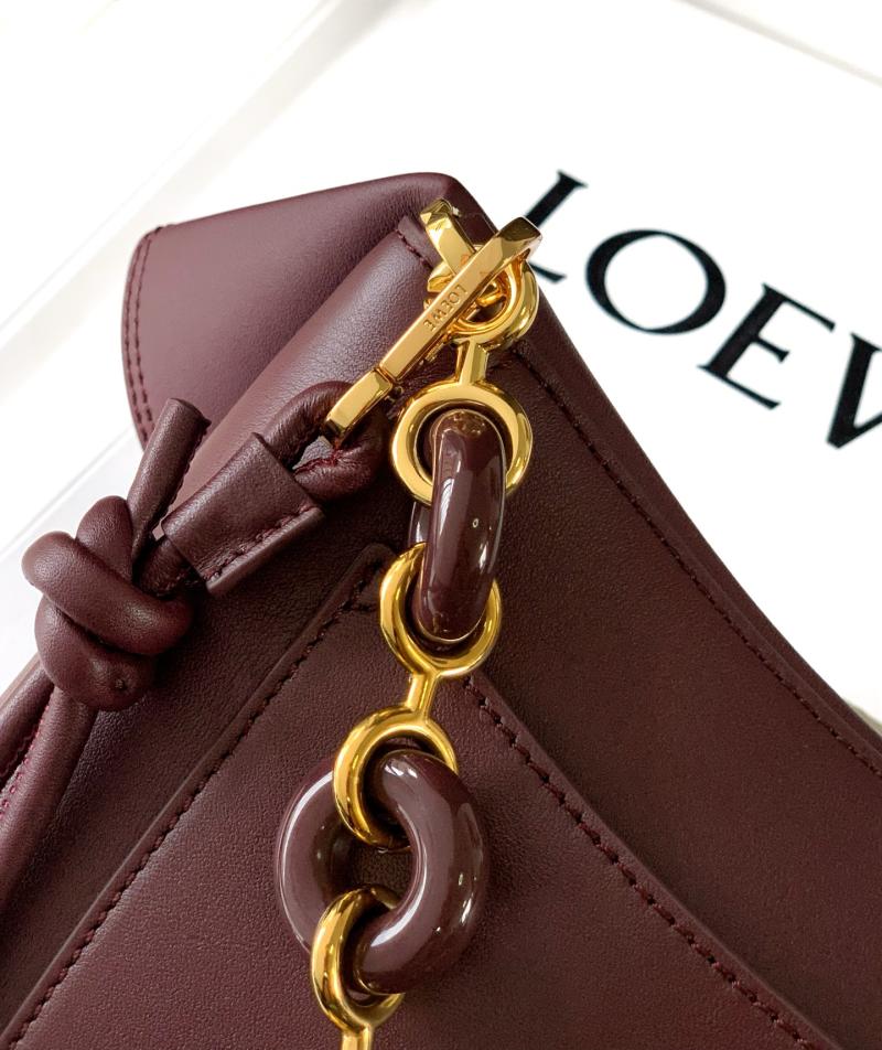 Loewe Medium Ola Bag Burgundy L9150