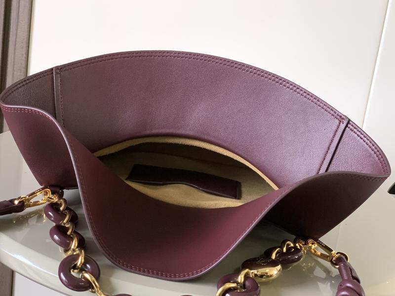 Loewe Medium Ola Bag Burgundy L9150