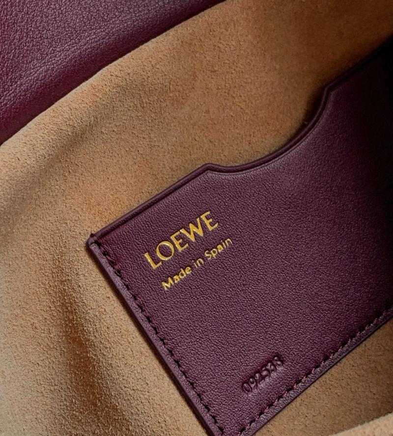 Loewe Medium Ola Bag Burgundy L9150