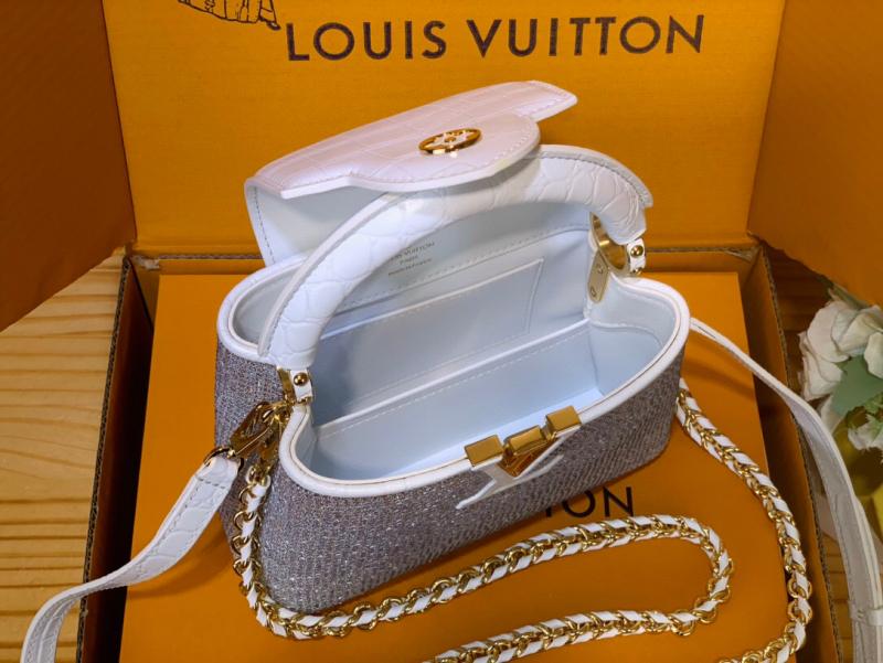 Louis Vuitton Capucines Mini White M83088