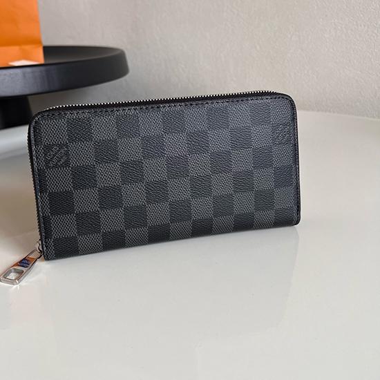 Louis Vuitton Damier Graphite Zippy Wallet N41661