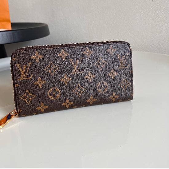 Louis Vuitton Monogram Canvas Zippy Wallet M42616