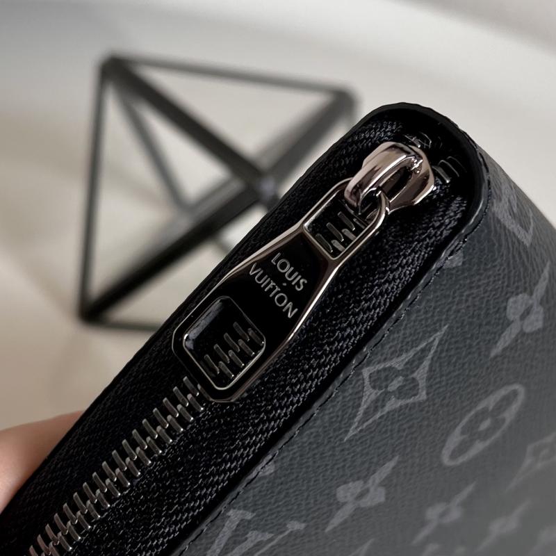 Louis Vuitton Monogram Eclipse Zippy Wallet M42616