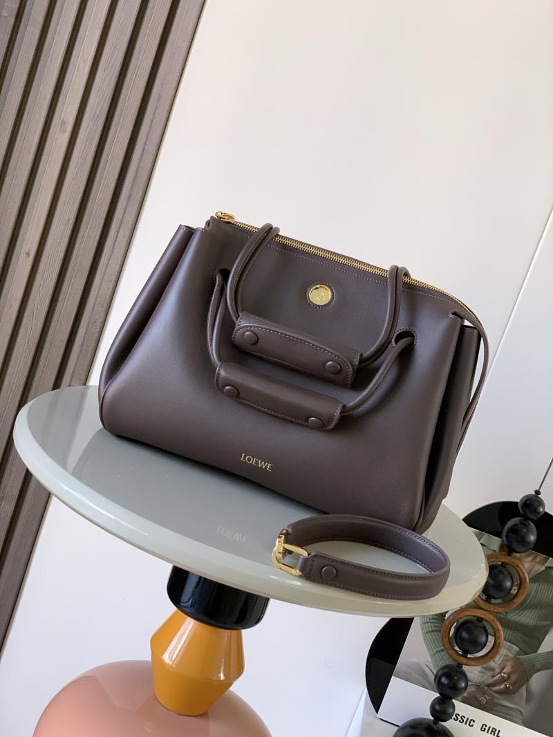 Medium Loewe Madrid bag Dark Brownie L1129