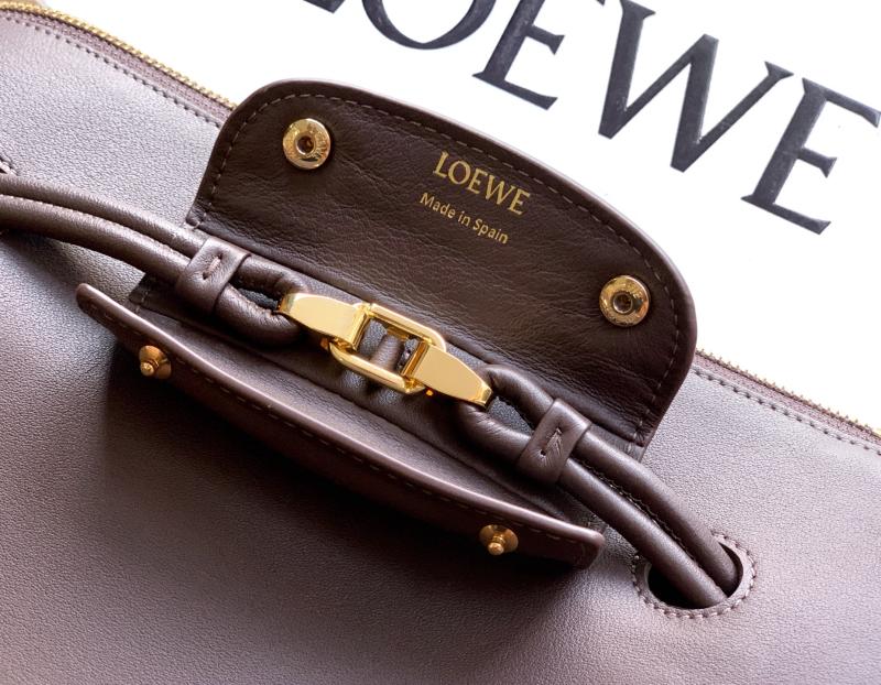 Medium Loewe Madrid bag Dark Brownie L1129