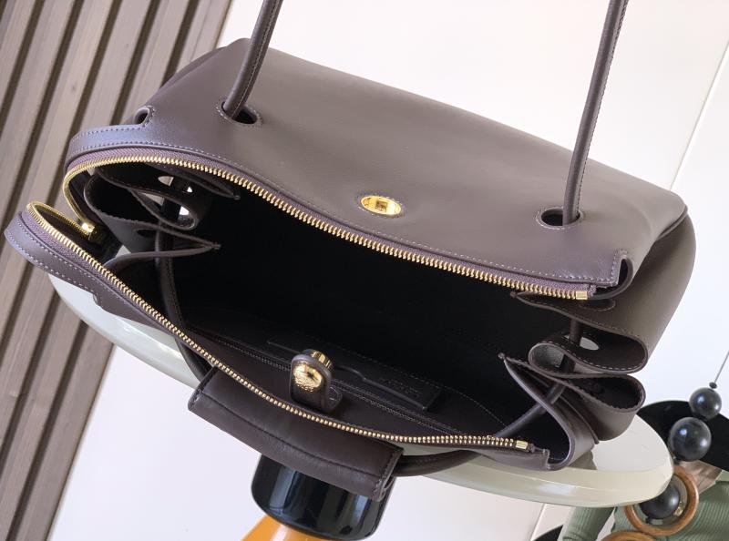 Medium Loewe Madrid bag Dark Brownie L1129