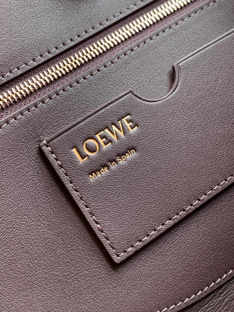 Medium Loewe Madrid bag Dark Brownie L1129