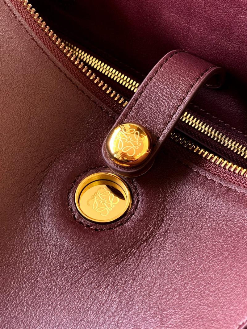 Medium Loewe Madrid bag Dark Burgundy L1129
